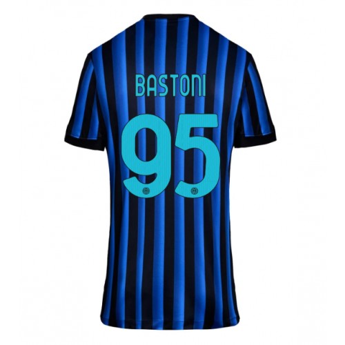 Dres Inter Milan Alessandro Bastoni #95 Domaci za Žensko 2025-26 Kratak Rukav